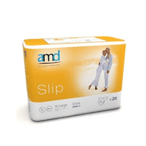 AMD Slip extra XL inkontinenčné plienky obvod bokov 110 - 170 cm nasiakavosť 3200 ml 20 ks