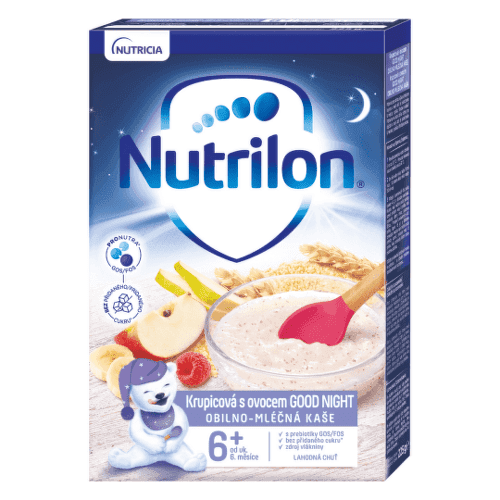NUTRILON Obilno-mliečna kaša krupicová good night 225 g 1