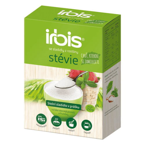 IRBIS Stévia práškové stolové sladidlo 250 g