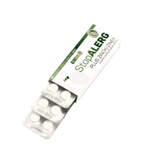 STOPALERG Plus zinok 30 žuvacích tabliet 1