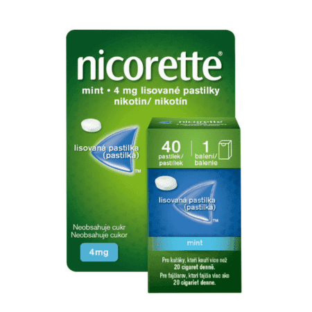 NICORETTE Mint 4mg lisované pastilky 40 ks 1