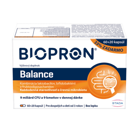BIOPRON Balance 60 + 20 kapsúl ZADARMO 1