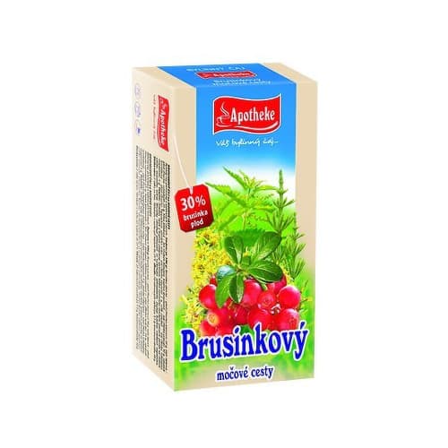 APOTHEKE Brusnicový čaj na močové cesty 20 x 1,5 g 1