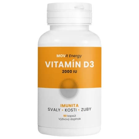 MOVIT Vitamín D3 2000 I.U. 50 mcg 90 kapsúl 1