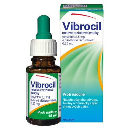 VIBROCIL Nosové kvapky alergická nádcha 15 ml