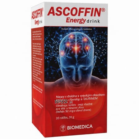 BIOMEDICA Ascoffin energy drink 10 x 6 g