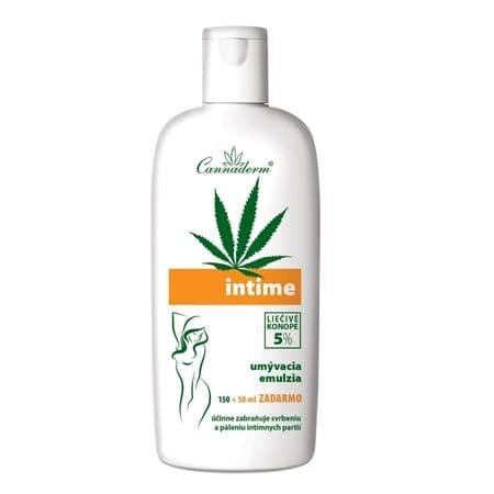 CANNADERM Intime umývacia emulzia 150 ml + 50 ml ZADARMO