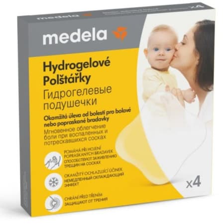 MEDELA Hydrogélové vankúšiky na prsníky chladivé inov.2026 4 ks