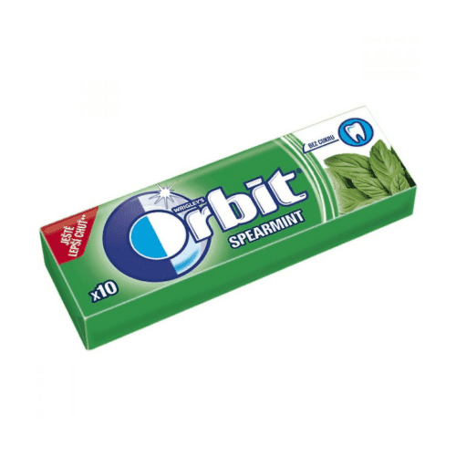 ORBIT Spearmint dražé žuvačky 10 ks 1