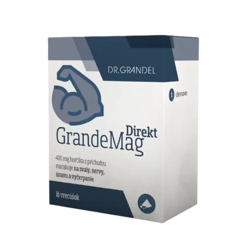 DR. GRANDEL Grandemag direkt prášok 400 mg horčíka 16 vrecúšok 1