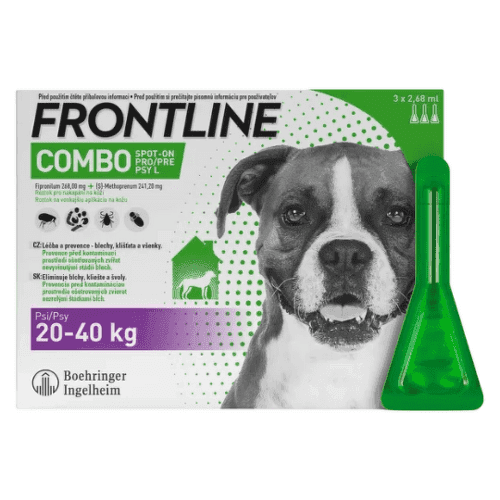 FRONTLINE Combo spot-on pre psy L 20-40 kg 3 x 2,68 ml 1