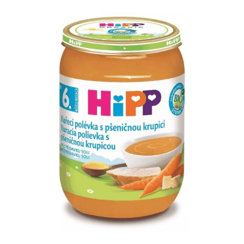 HIPP Polievka bio kuracia s pšeničnou krupicou 190 g 1