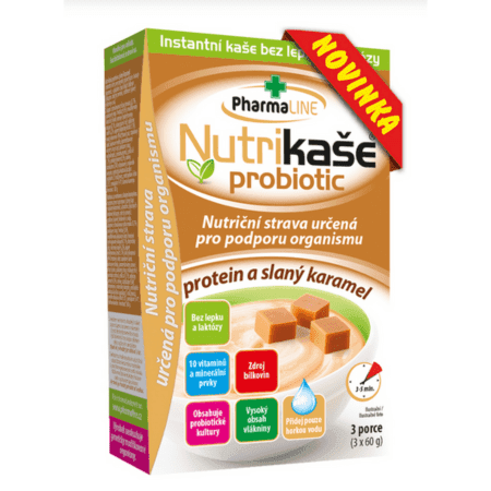 NUTRIKAŠA Probiotic proteín a slaný karamel 3 x 60 g 1