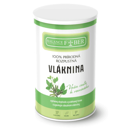 BALANCE FIBER 100% prírodná rozpustná vláknina 120 g 1