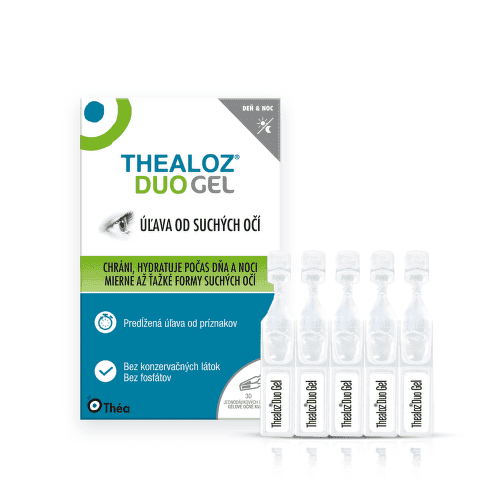 THEALOZ Duo gel tekutý očný gél 30 x 0,4 g 12 g