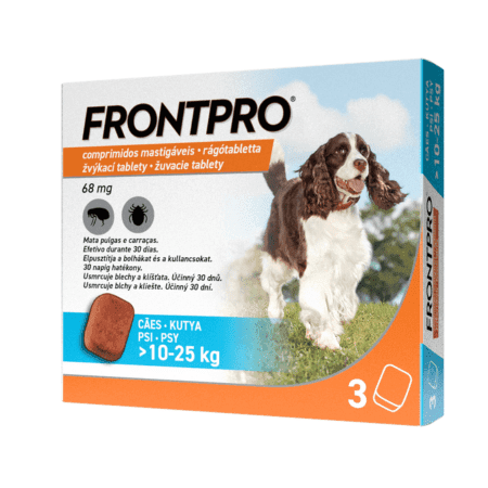 FRONTPRO 68 mg pre psy 10 - 25 kg 3 ks