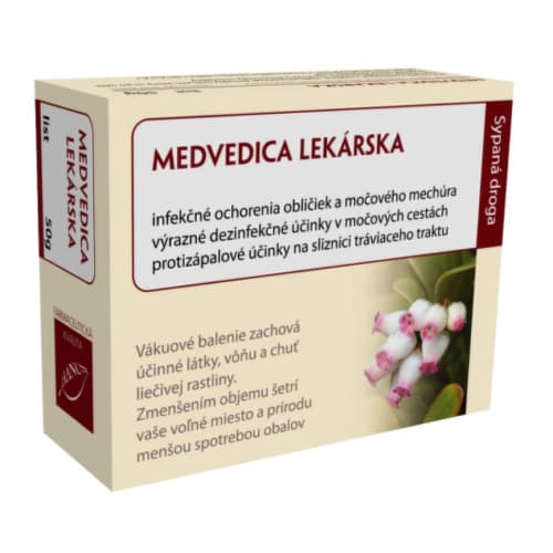 HANUS Medvedica lekárska list 50 g 1