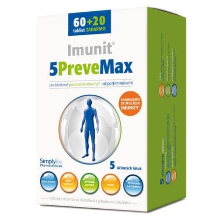 IMUNIT 5PreveMax 60 + 20 tabliet ZADARMO