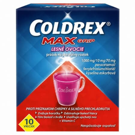 COLDREX Maxgrip lesné ovocie 10 ks 1