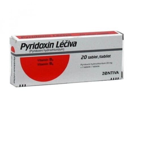 PYRIDOXIN Léčiva 20 mg 20 tabliet 1