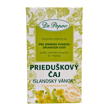 DR. POPOV Čaj islandský vánok 20 x 1,5 g 1
