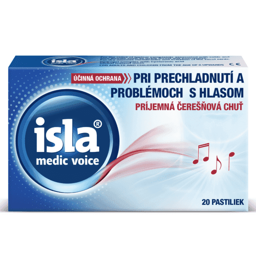 ISLA Medic voice pastilky čerešňová príchuť 20 ks 1