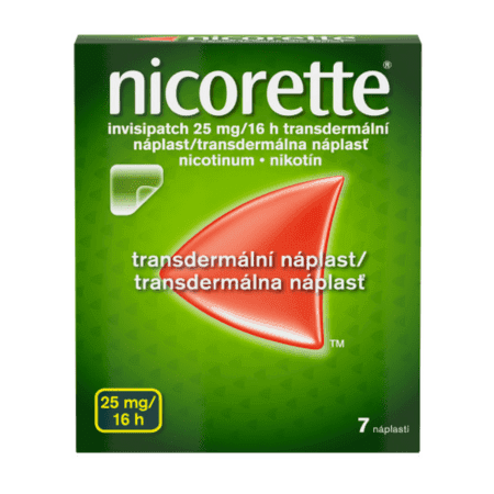 NICORETTE Invisipatch 25 mg/16 h transdermálna náplasť 7 ks 1