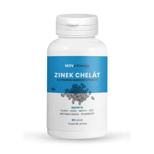 MOVIT Zinok chelát 15 mg 90 tabliet 1