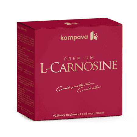 KOMPAVA Premium L-carnosine 60 kapsúl + 10 šumivých tabliet ZADARMO