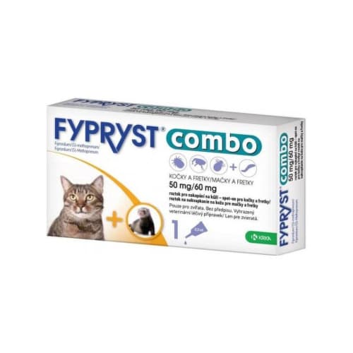 FYPRYST Combo 50 mg/60 mg mačky a fretky 0,5 ml 1