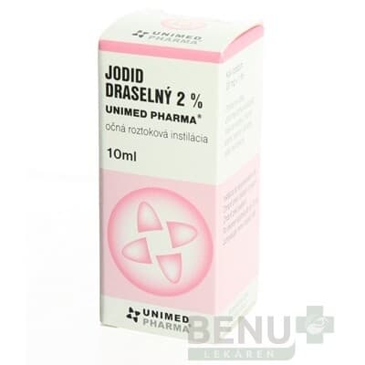 UNIMED PHARMA Jodid draselný 2 % 10 ml 1