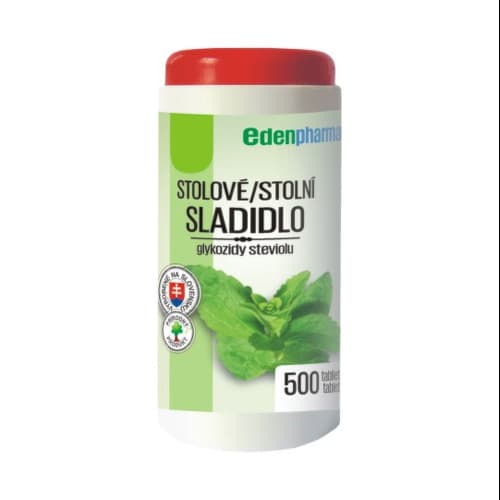 EDENPHARMA Stolové sladidlo stevia 500 tabliet