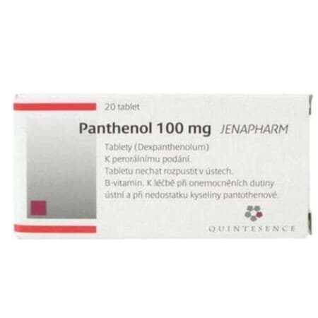Panthenol Jenapharm tbl 20x100mg