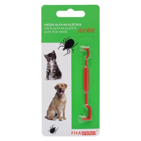 ALFA ANIMAL Háčik na kliešťov 1 kus 1