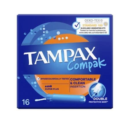 TAMPAX Compak super plus 16 ks