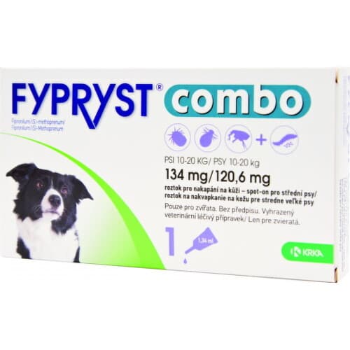 FYPRYST combo 134 mg/120,6 mg psy 10-20 kg 1,34 ml 1