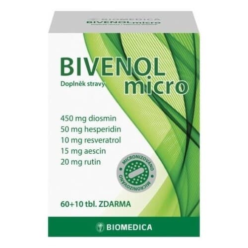 BIOMEDICA Bivenol micro 60 + 10 tabliet ZADARMO 1