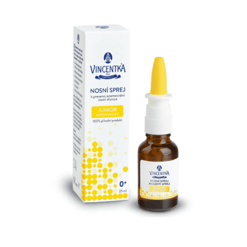 VINCENTKA Nosový sprej junior hypotonický 25 ml 1