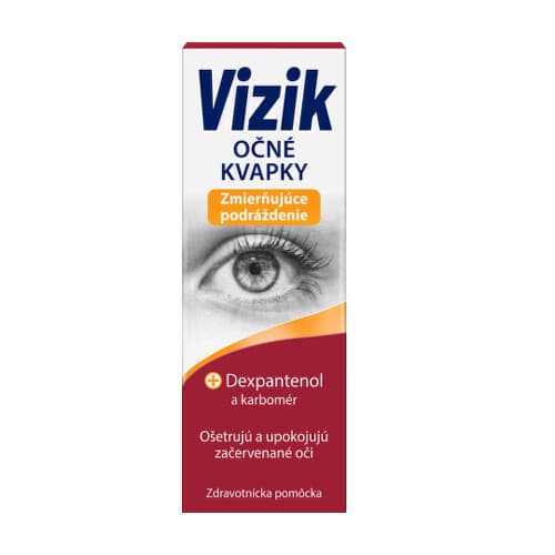 VIZIK Očné kvapky zmierňujúce podráždenie 10 ml 1