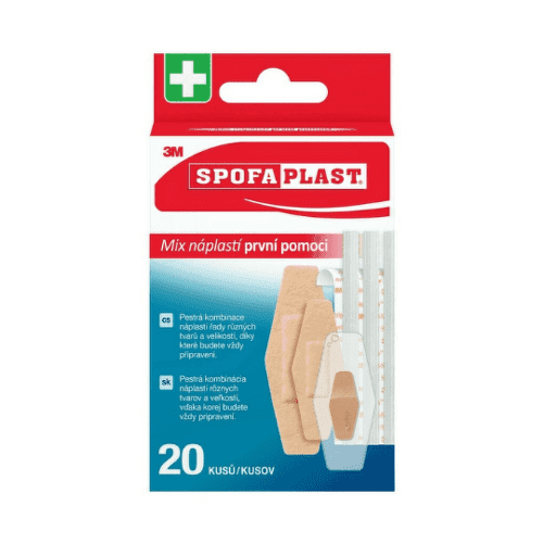 3M Spofaplast č.607 náplasti prvej pomoci mix 20 ks 1