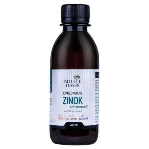 ADELLE DAVIS Lipozomálny zinok s vitamínom C 200 ml 1