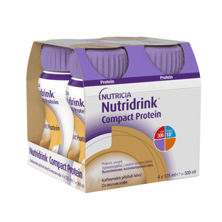 NUTRIDRINK Compact protein káva 4 x 125 ml 1