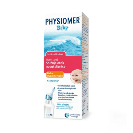 PHYSIOMER Baby hypertonický nosový sprej 115 ml 1