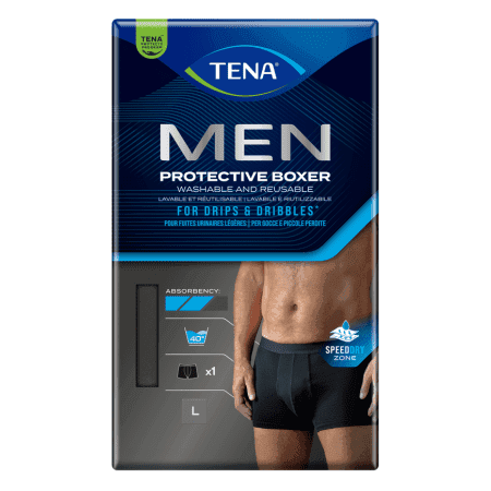 TENA Men protective boxer black L 1 ks 1