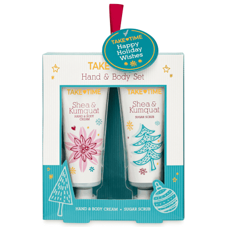 TAKE TIME Darčekový Hand&Body Shea&Kumquat set 1