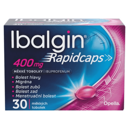 IBALGIN Rapidcaps 400 mg 30 kapsúl 1