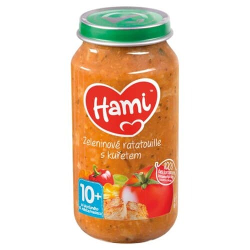 HAMI Príkrm zeleninové ratatouille s kuraťom 250 g 1