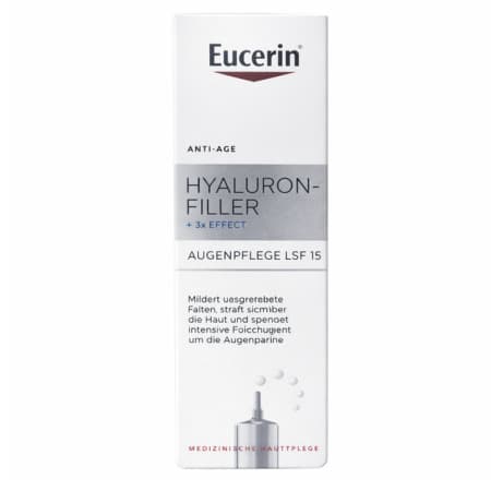 EUCERIN Hyaluron filler+ 3xeffect očný krém SPF15 15 ml