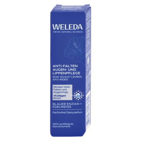 WELEDA Liftingový krém na kontúry očí a pier modrý horec + plesnivec alpínsky 12 ml