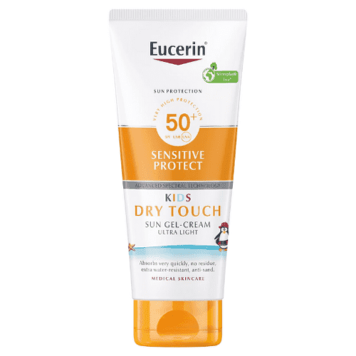 Eucerin SUN SENSITIVE PROTECT Detský gélový krém SPF 50+ 200ml